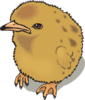 Fuzzy Baby Chick Clip Art